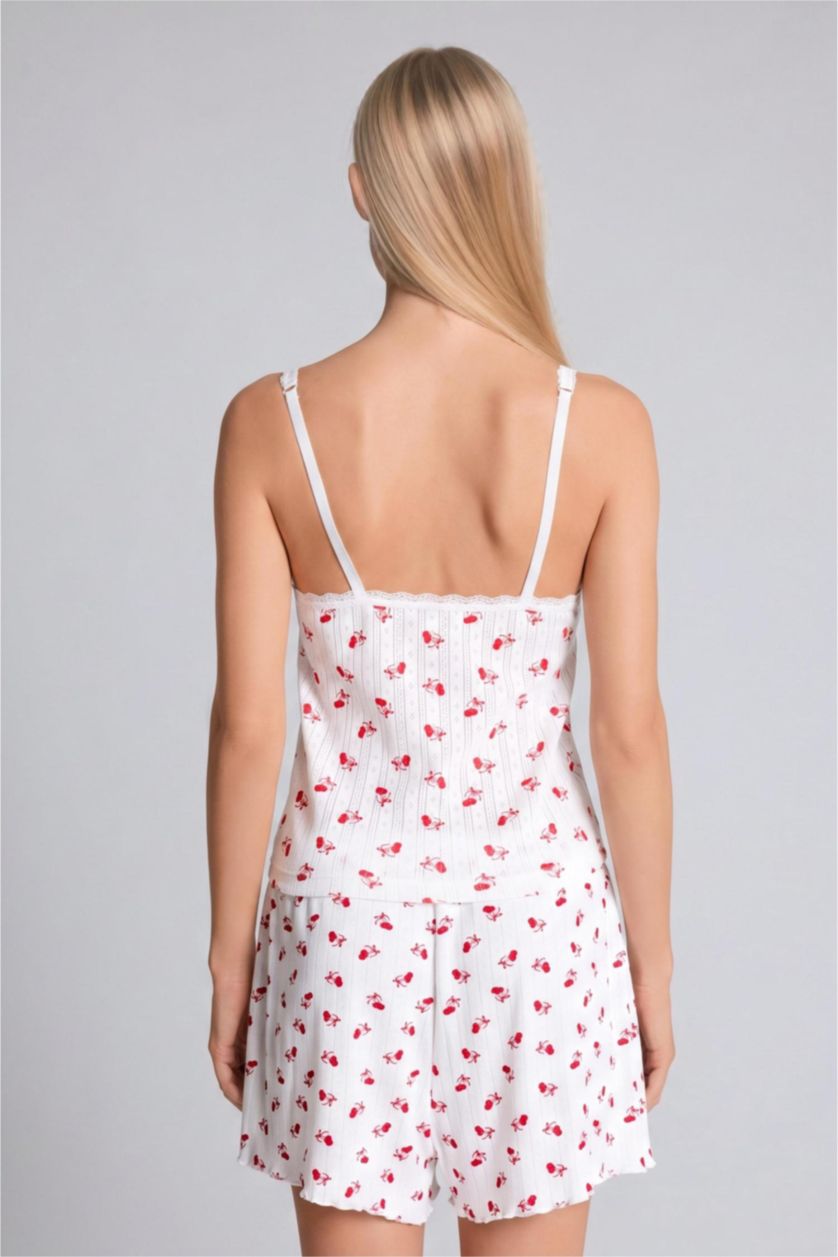 Women Red Cotton Tank Top