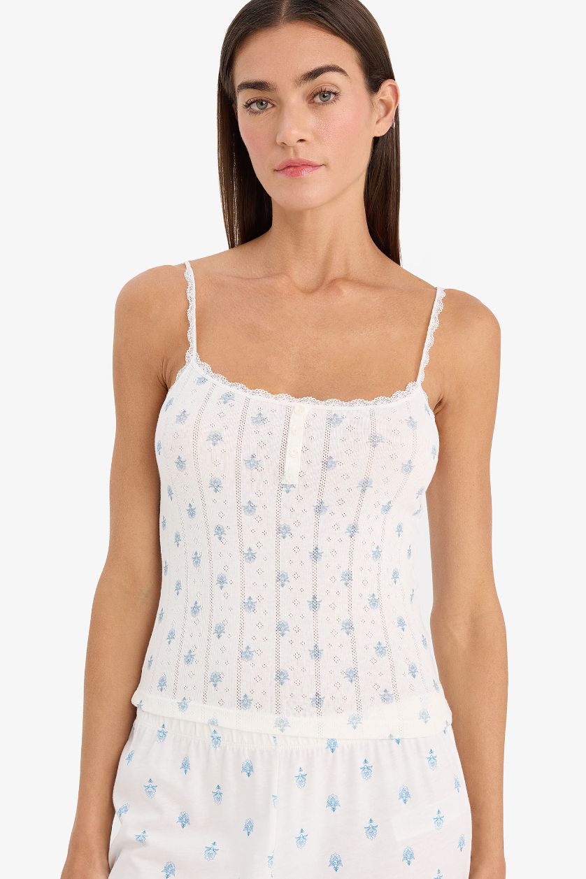 حريمي اوف وايت فانيلة قطن