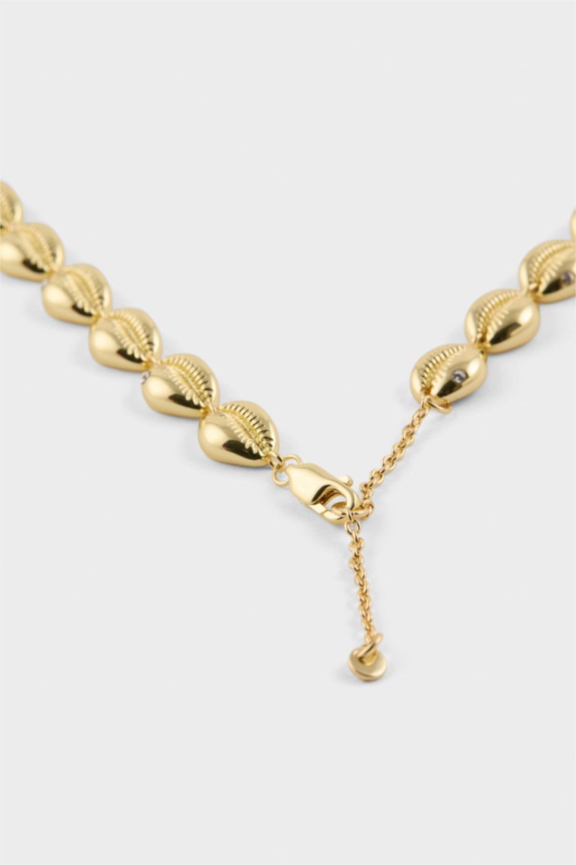 Kadın Altın Reis X DeFacto Deniz Kabuğu Desenli Gold Kolye