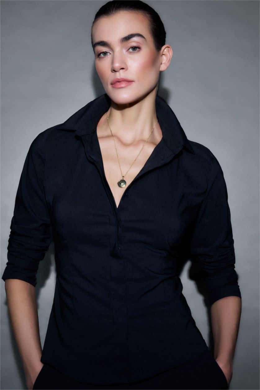 Kadın Altın Reis X DeFacto Madalyon Gold Kolye