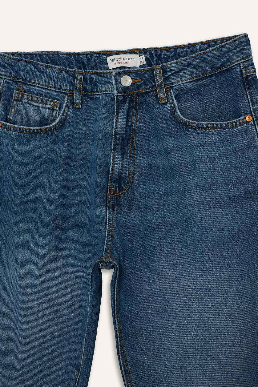 رجالي أزرق بنطلون 90’S سليم فيت برجل ضيقة