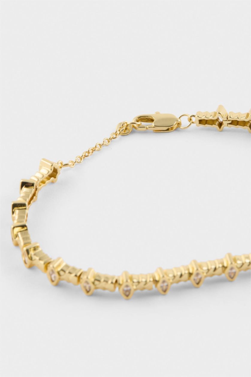 Kadın Altın Reis X DeFacto Taşlı Gold Bileklik