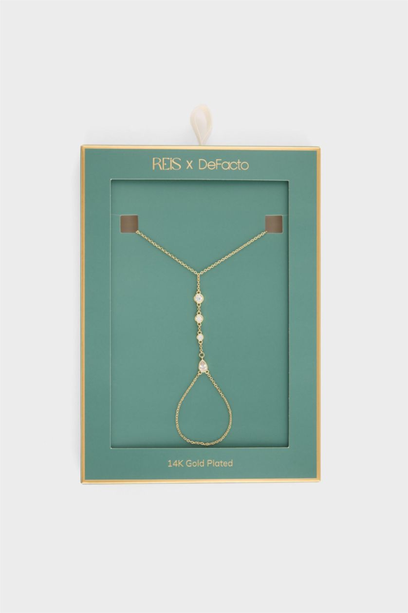 Kadın Altın Reis X DeFacto Taşlı Gold Şahmeran