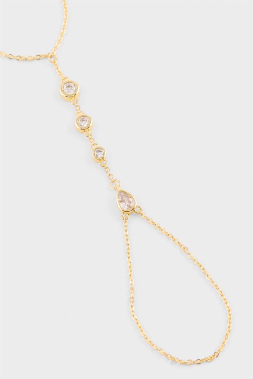 Kadın Altın Reis X DeFacto Taşlı Gold Şahmeran