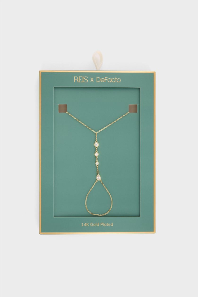 Kadın Altın Reis X DeFacto Taşlı Gold Şahmeran