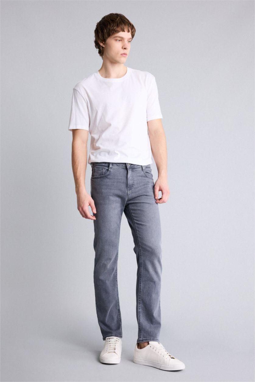 HOMME Gris Jean Sergio taille normale Coupe régulière