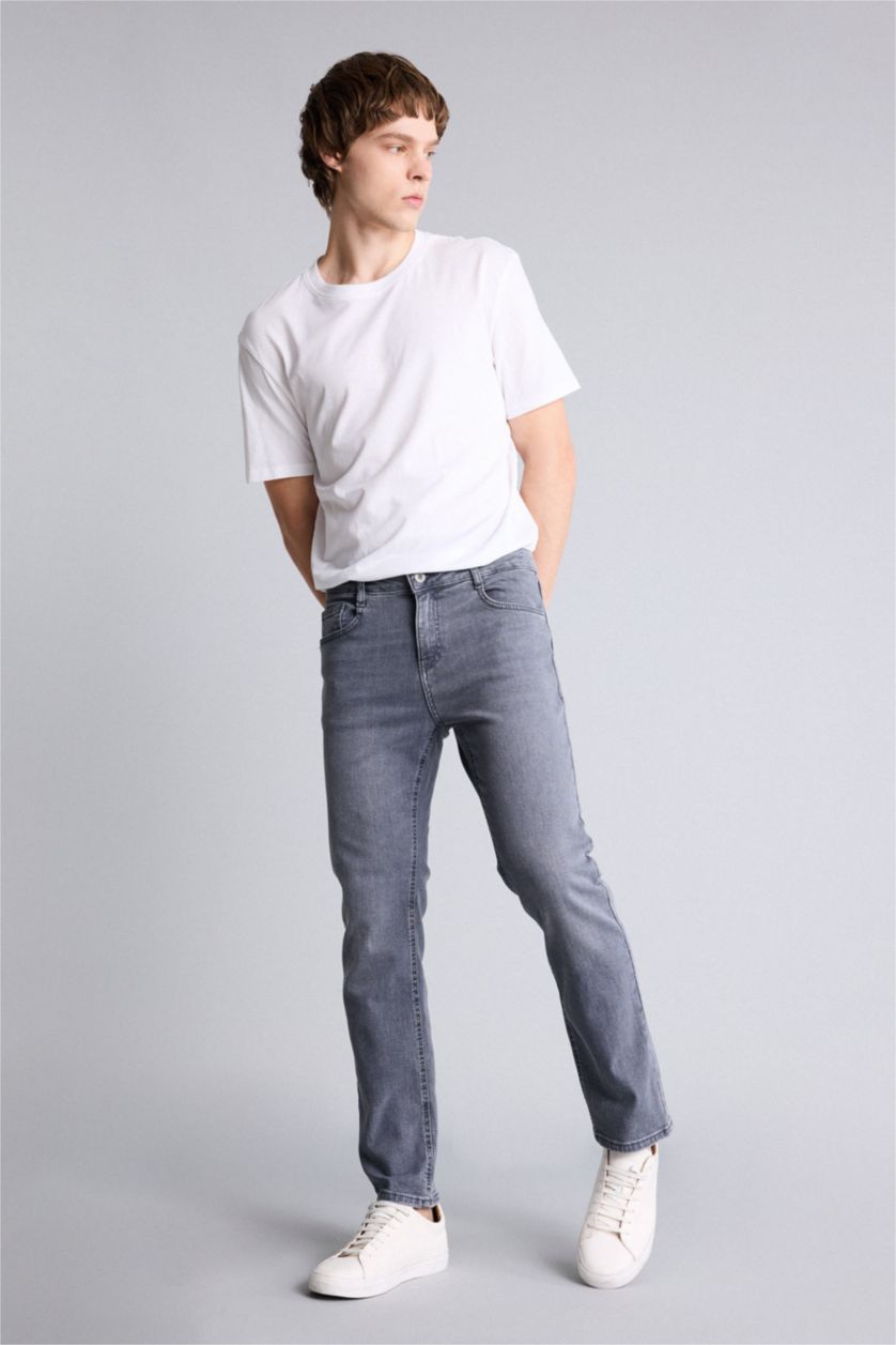 HOMME Gris Jean Sergio taille normale Coupe régulière