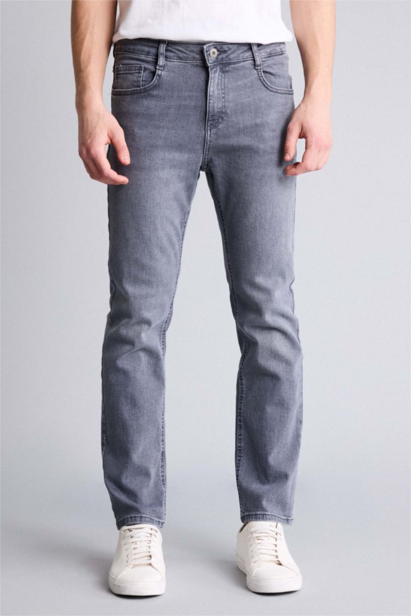 HOMME Gris Jean Sergio taille normale Coupe régulière