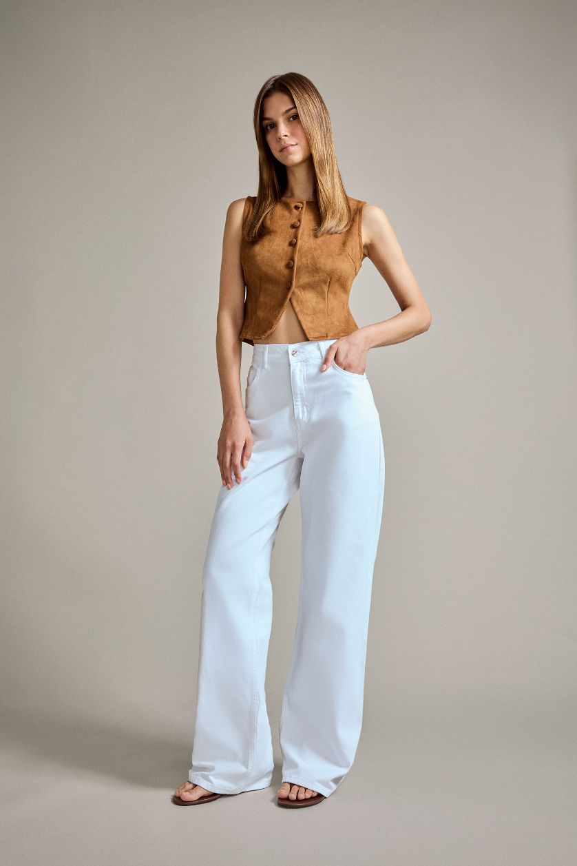 Әйелдерге ашық қоңыр күдері Жилет