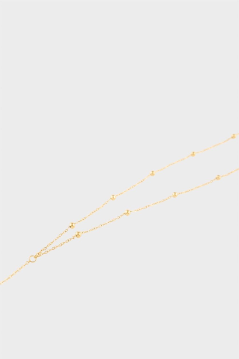 Kadın Altın Kadın Gold 2'li Çelik Kolye