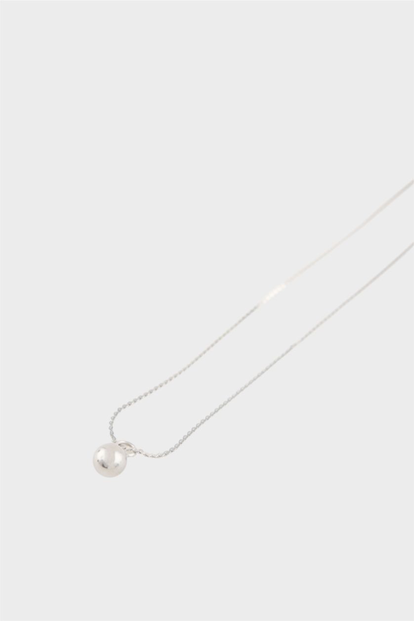 Kadın Gümüş Kadın Silver 2'li Çelik Kolye