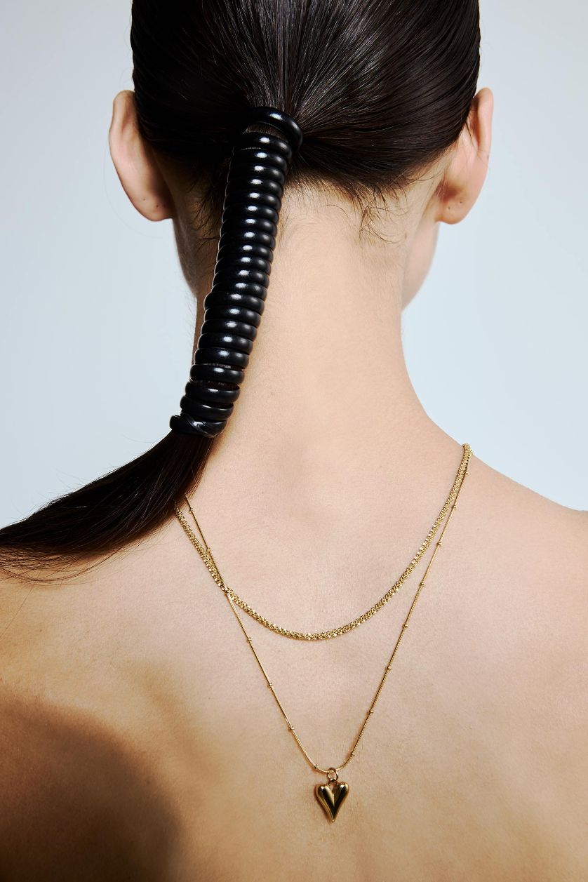 WOMAN GOLD Woman Gold 2 Piece Steel Necklace