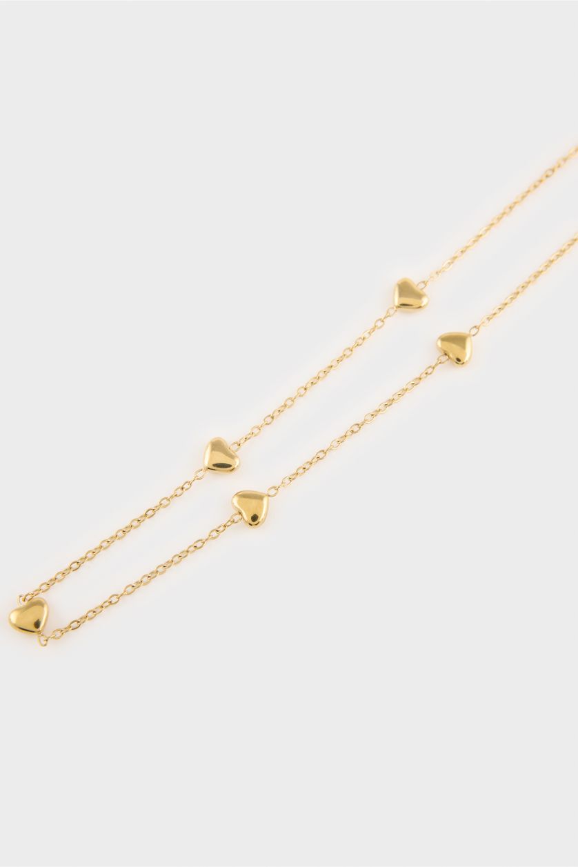 WOMAN GOLD 2 piece Necklace