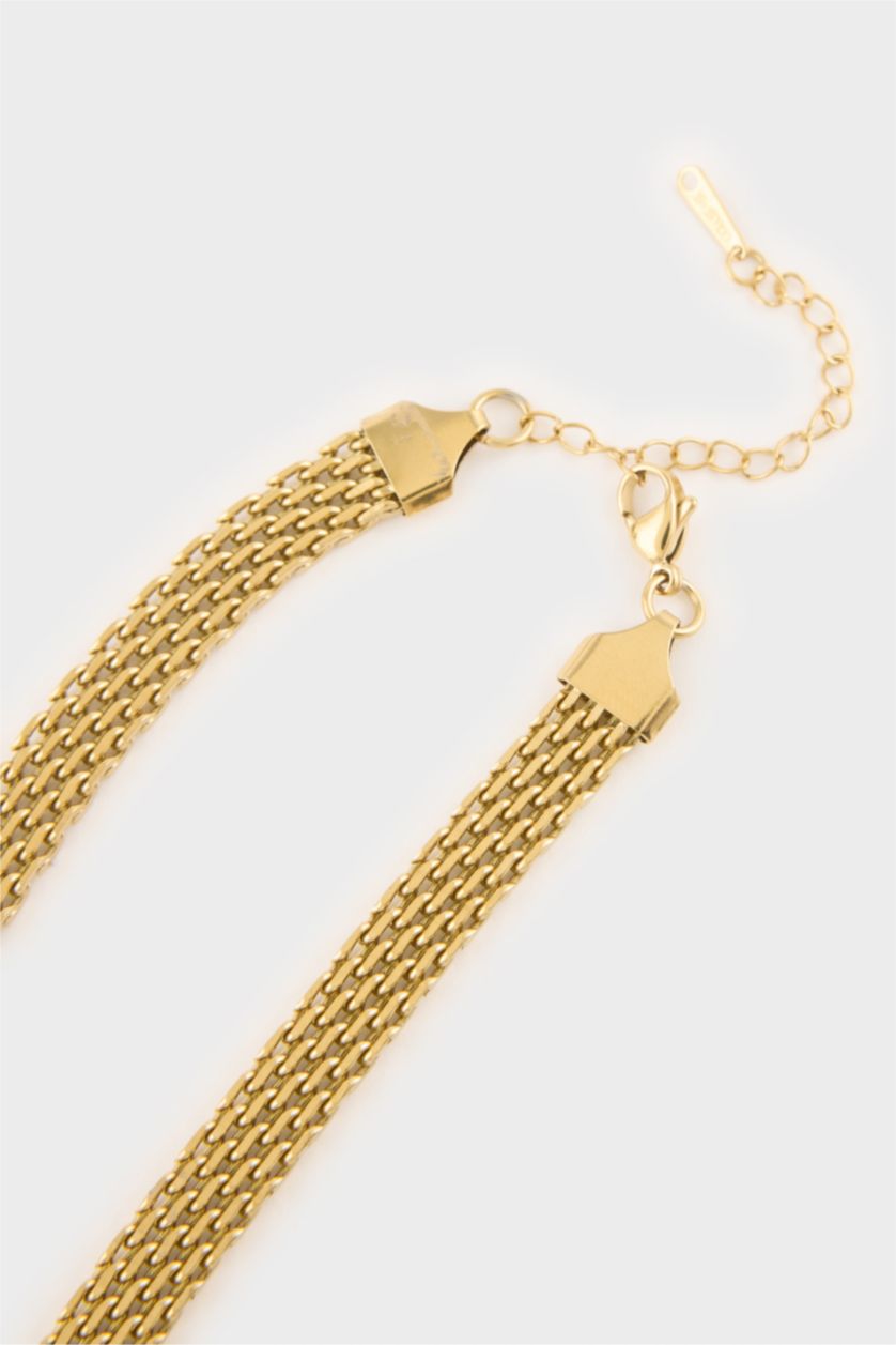 Kadın Altın Kadın Gold Çelik Kolye