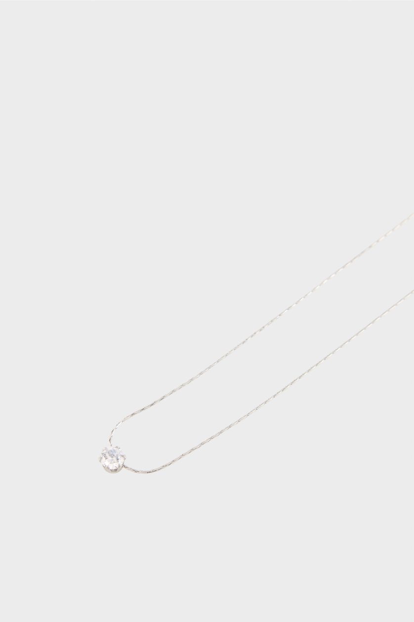 Kadın Gümüş Kadın Silver 2'li Çelik Kolye