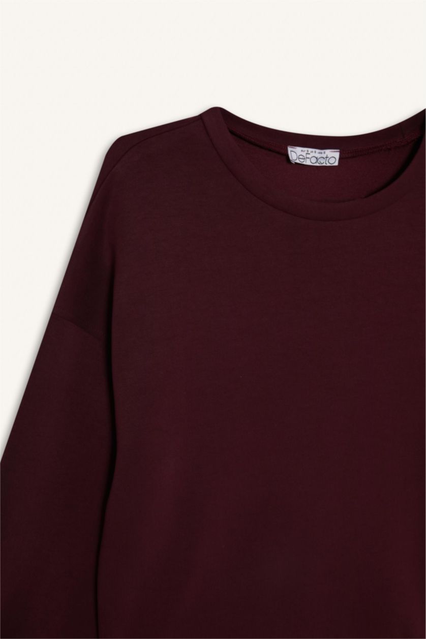 Woman Bordeaux Sweatshirt
