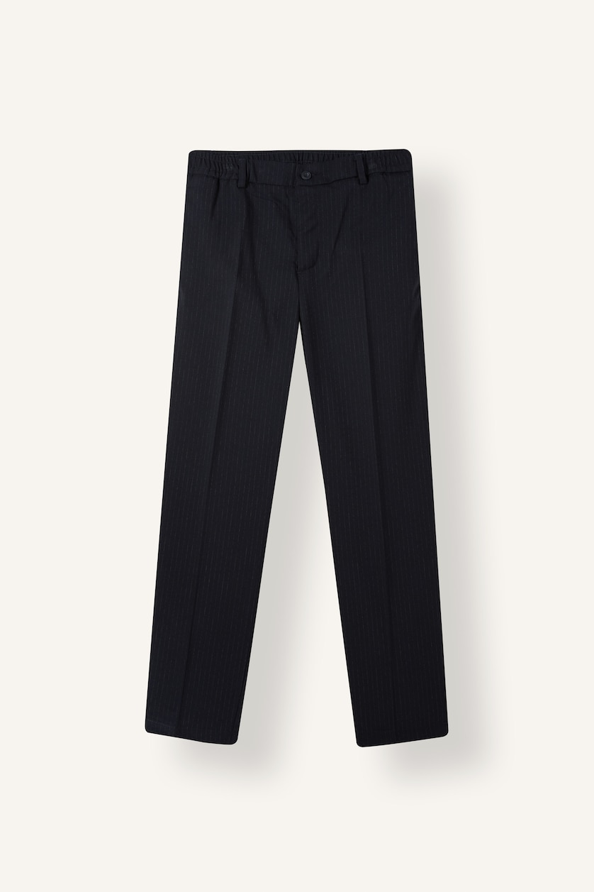 MAN NAVY Regular Fit Normal Waist Straight Leg Classic Trousers