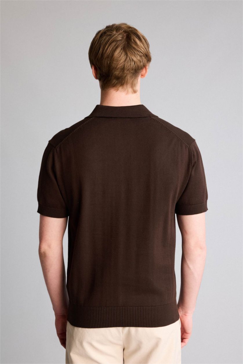 رجال بني تيشيرت بولو نص ردن