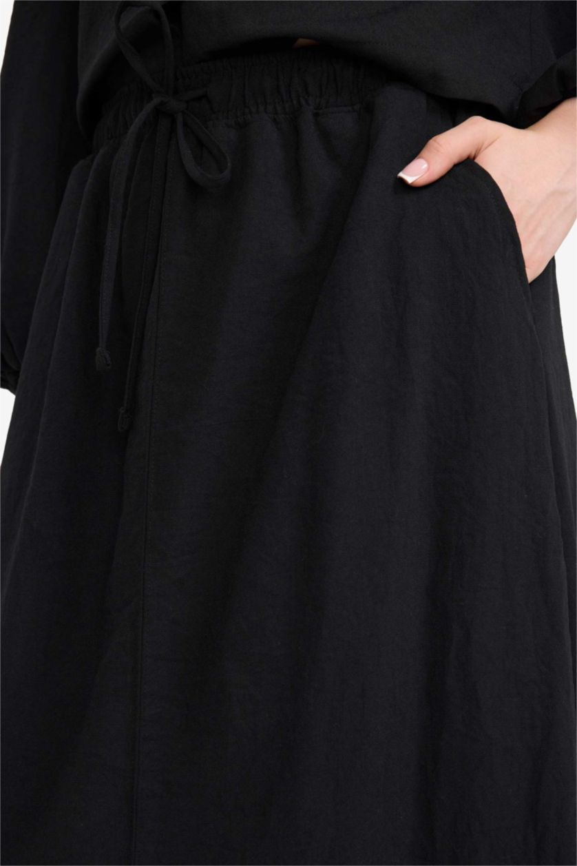 WOMAN Black Regular Fit