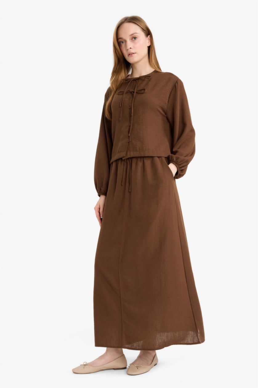 WOMAN Brown Regular Fit