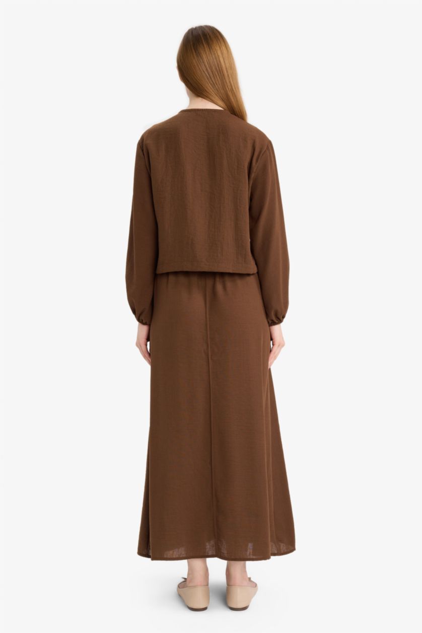 WOMAN Brown Regular Fit