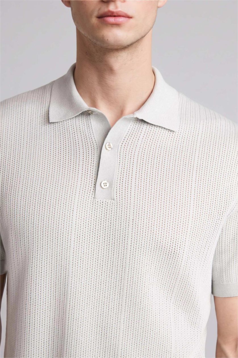 MAN Mint Standard Fit Short Sleeve Polo T-Shirt