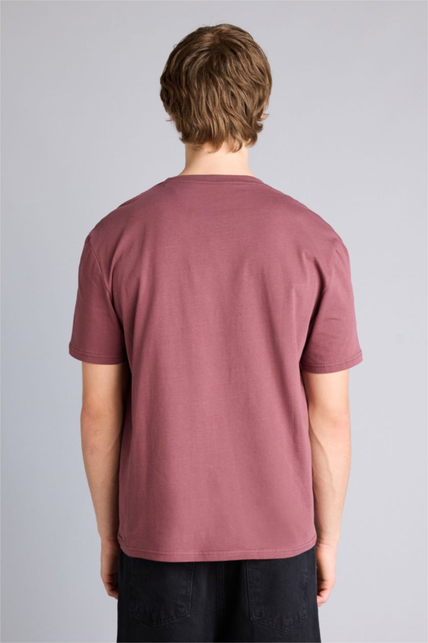 رجال خمري فاتح Man Short Sleeve T-Shirt