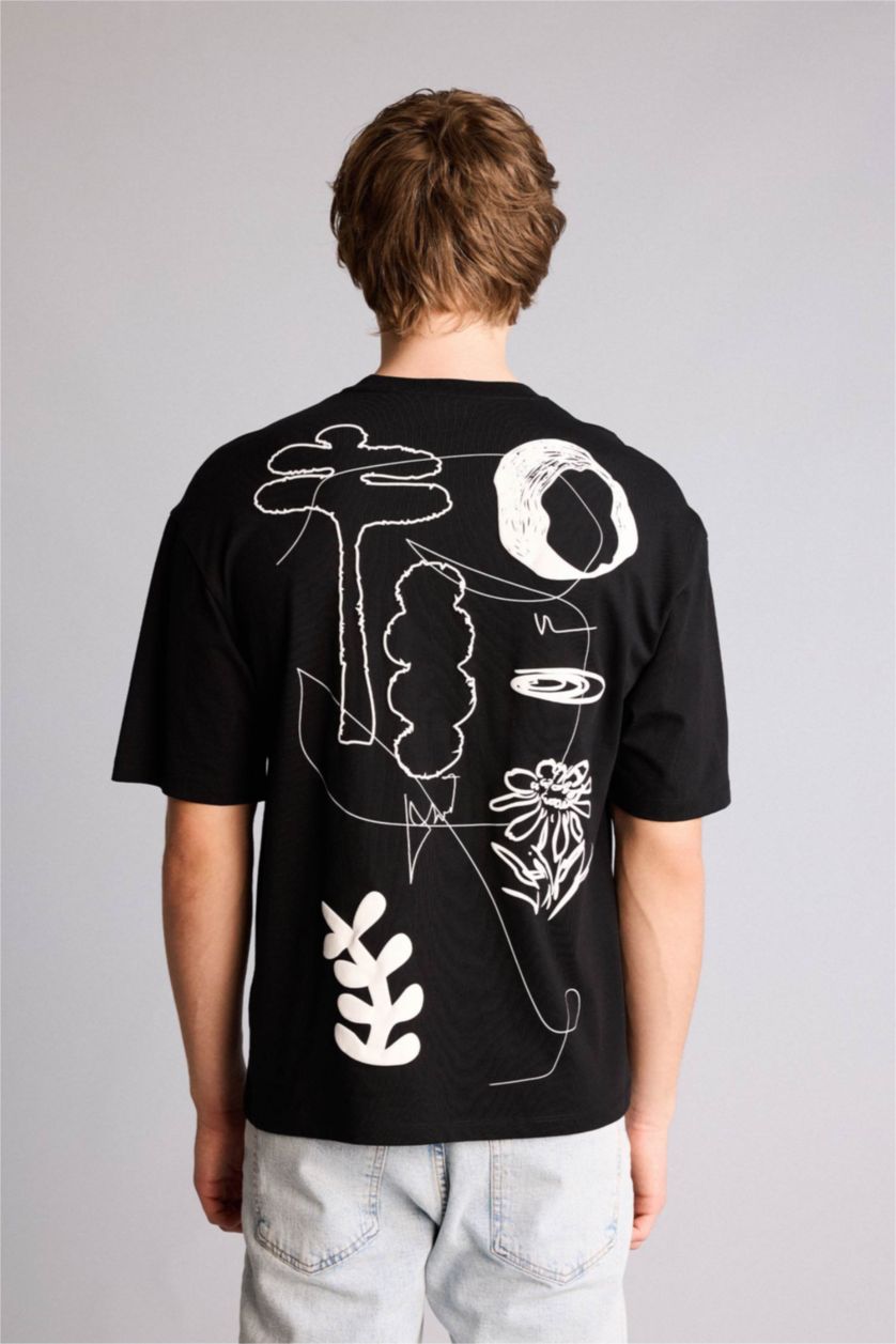 Man Black Man Short Sleeve T-Shirt