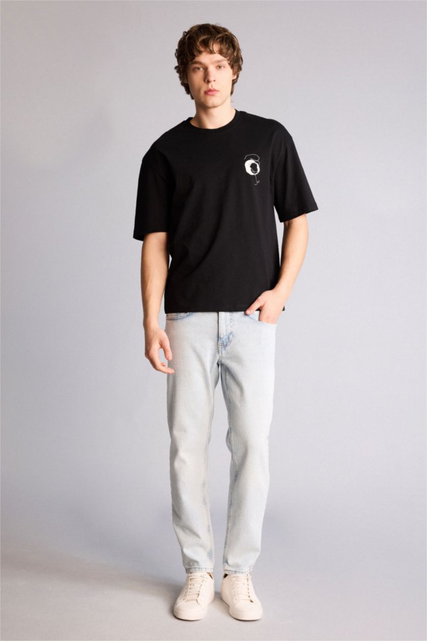 Man Black Man Short Sleeve T-Shirt