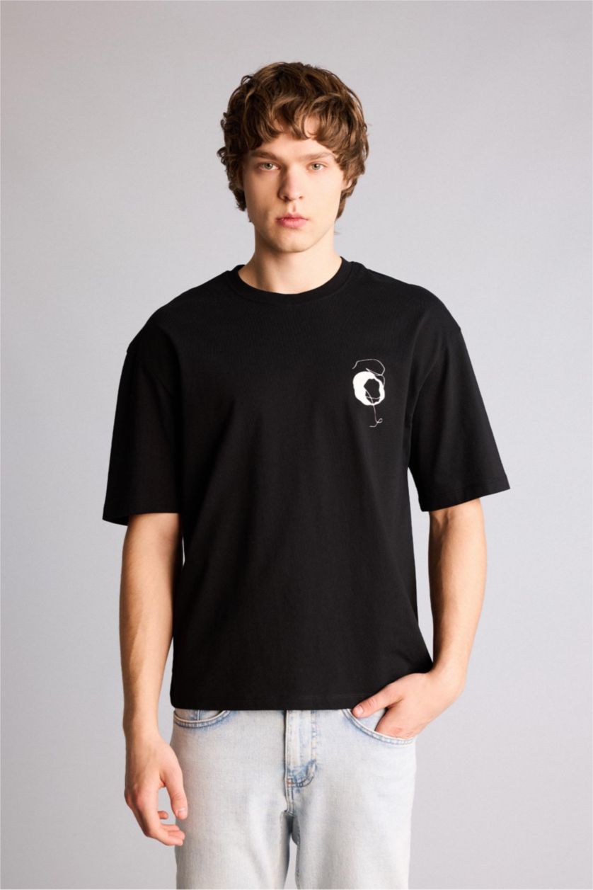 Man Black Man Short Sleeve T-Shirt
