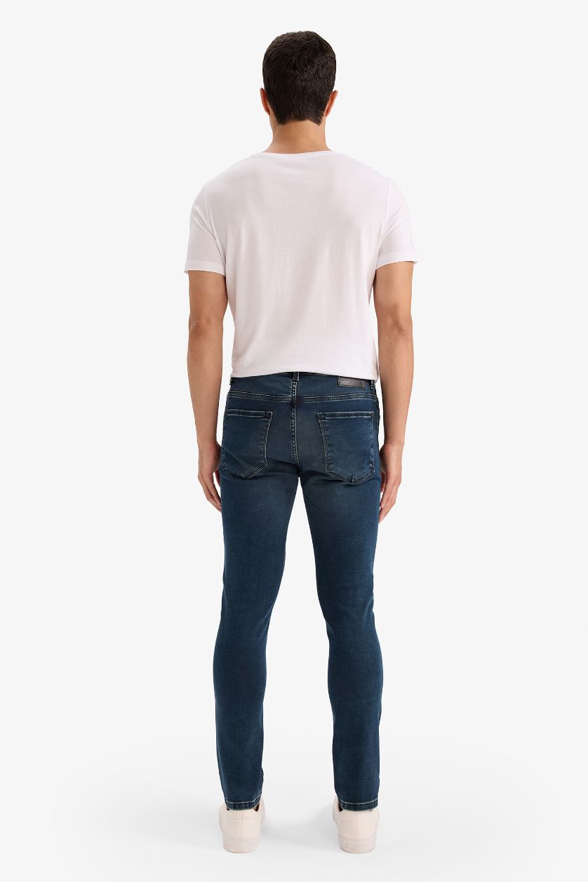 Man Dark Green Pedro Slim Fit Regular Waist Skinny Leg Jeans