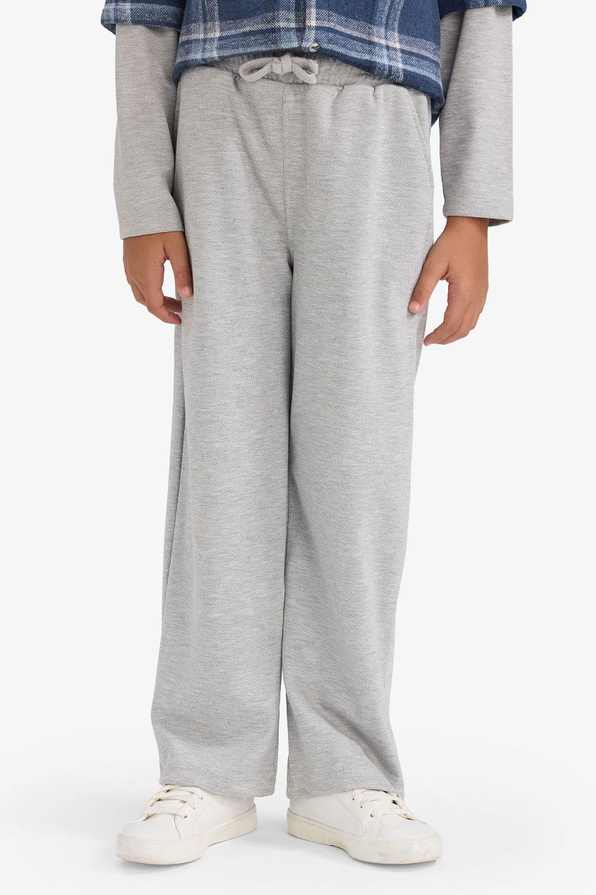 Boys & Teens Indigo Boy Detachable Hooded Plaid Sweatpants 2 Piece Set