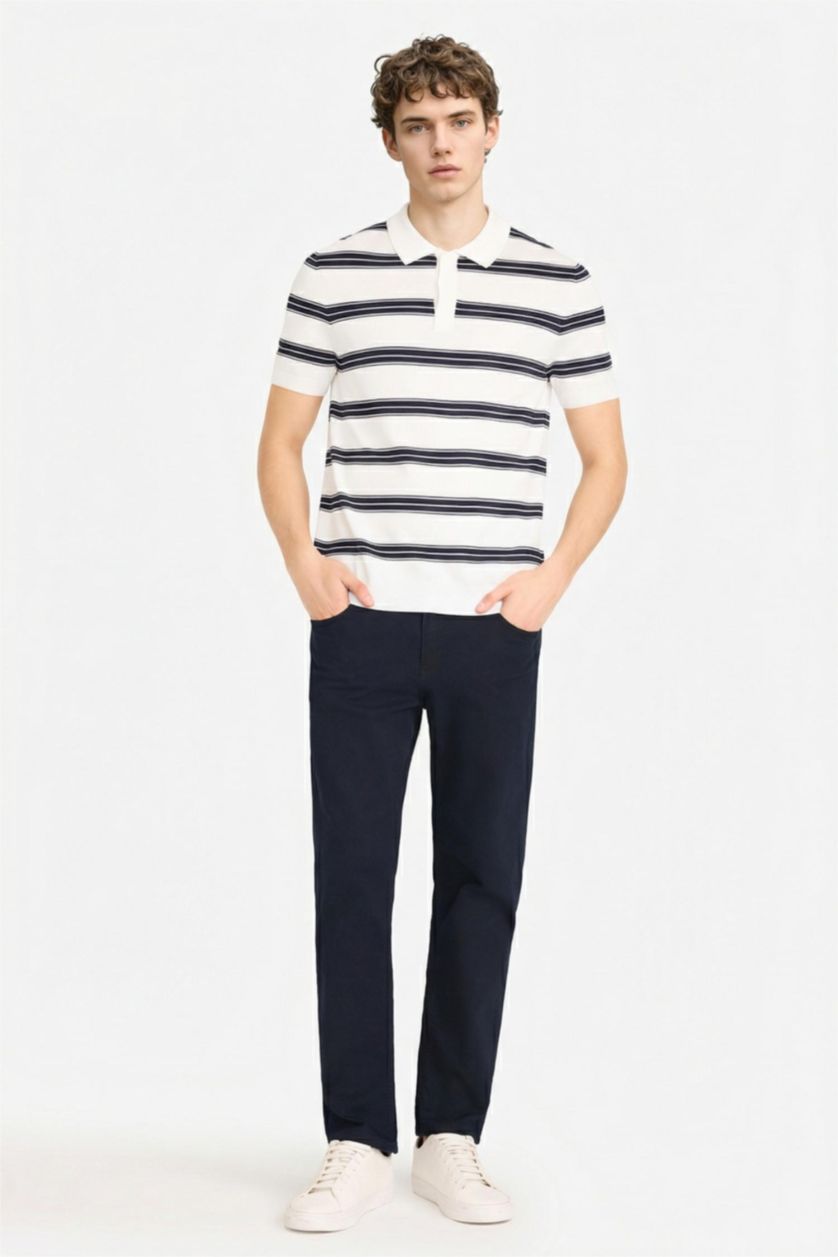 Мужчины Бежевый Футболка поло Standard Fit с коротким рукавом