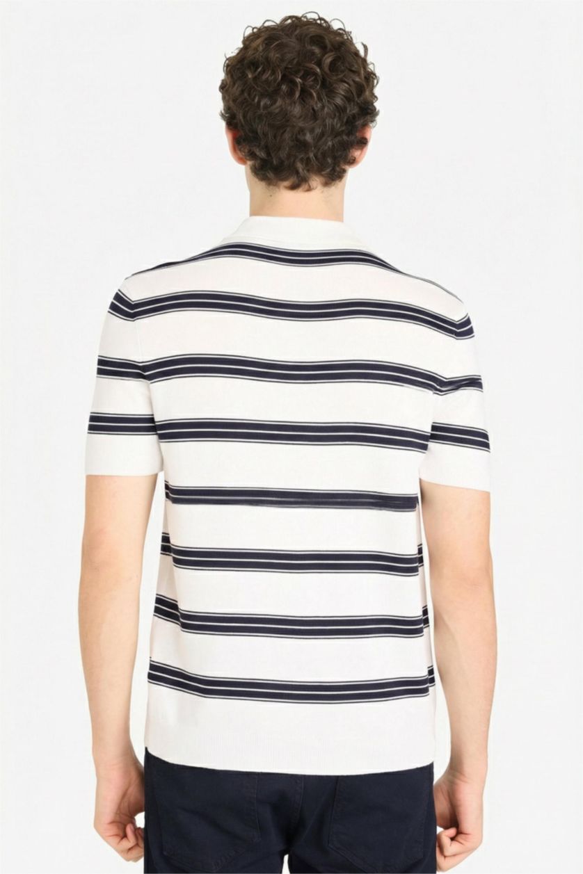 Мужчины Бежевый Футболка поло Standard Fit с коротким рукавом