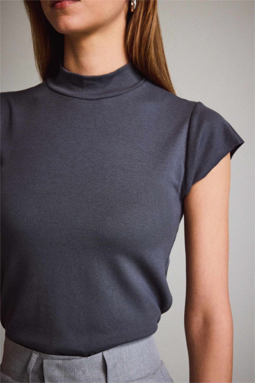 Woman Light Anthracite تيشيرت نص ردن هاينك