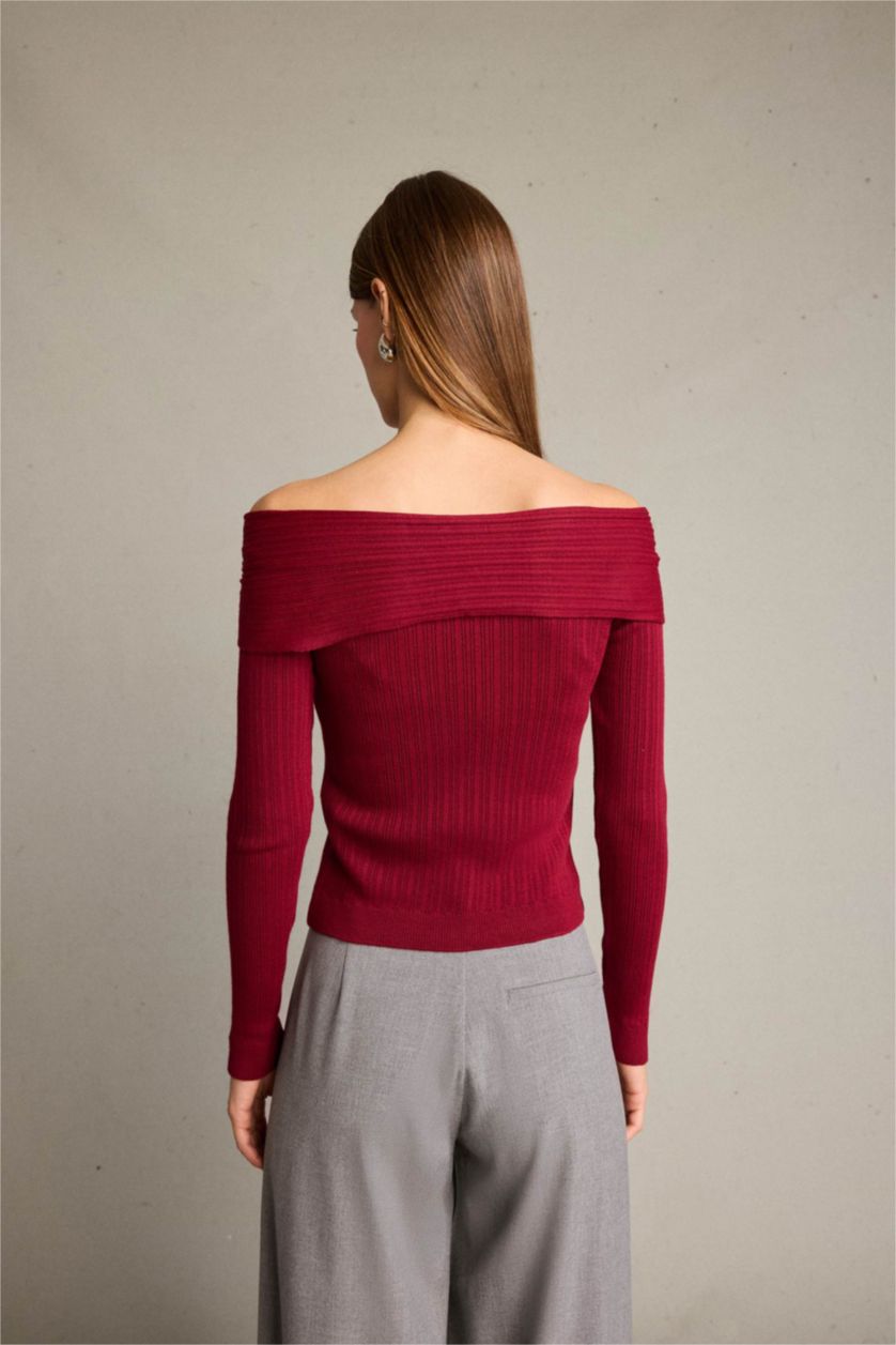 Woman Bordeaux Cardigan