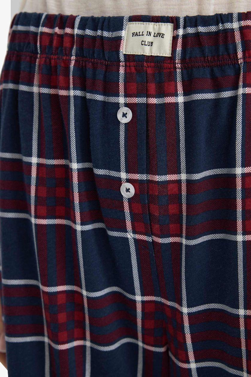 نساء كحلي بنطلون قصة عادية