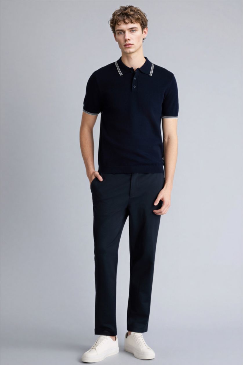 Ерлер әскери-теңіз Standard Fit қысқа жеңді поло футболка