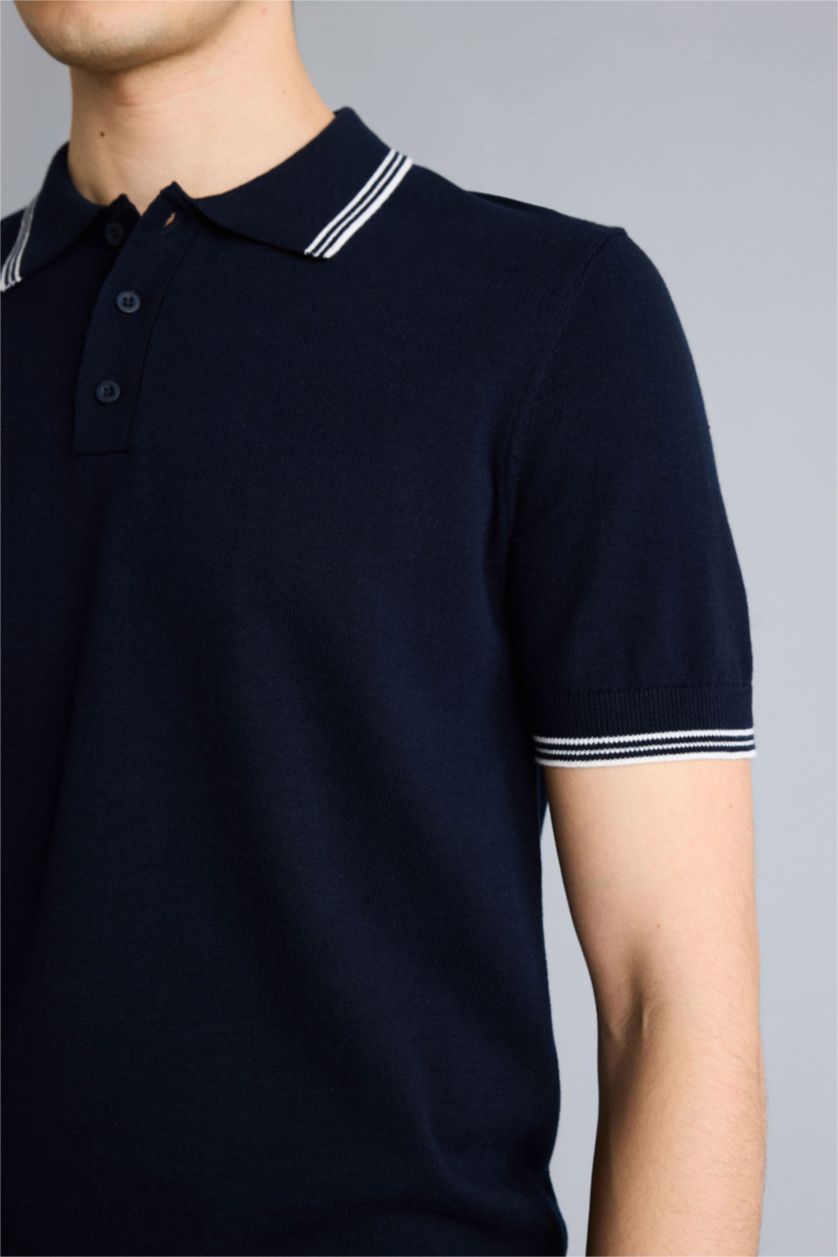 Ерлер әскери-теңіз Standard Fit қысқа жеңді поло футболка