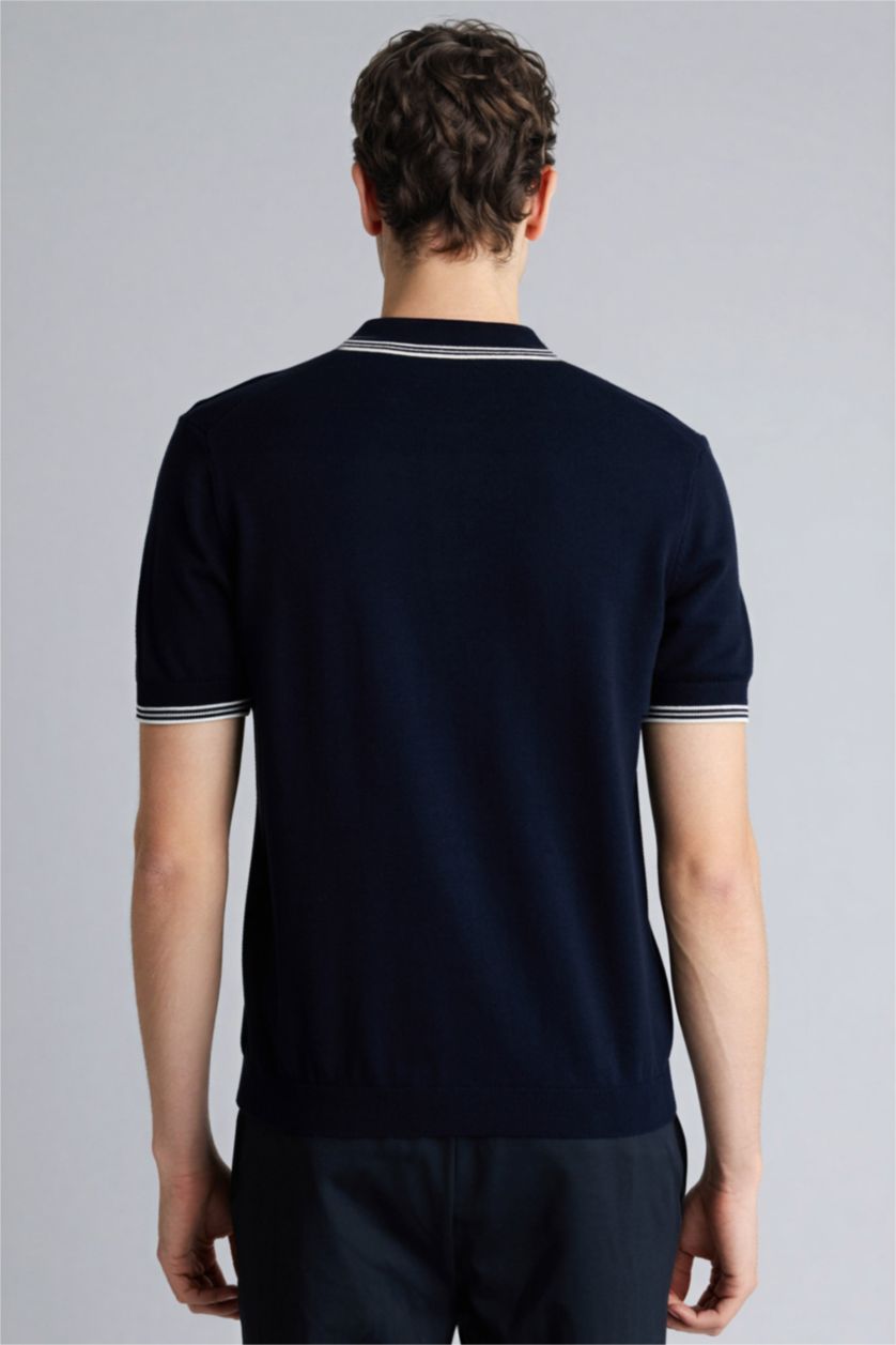 Ерлер әскери-теңіз Standard Fit қысқа жеңді поло футболка