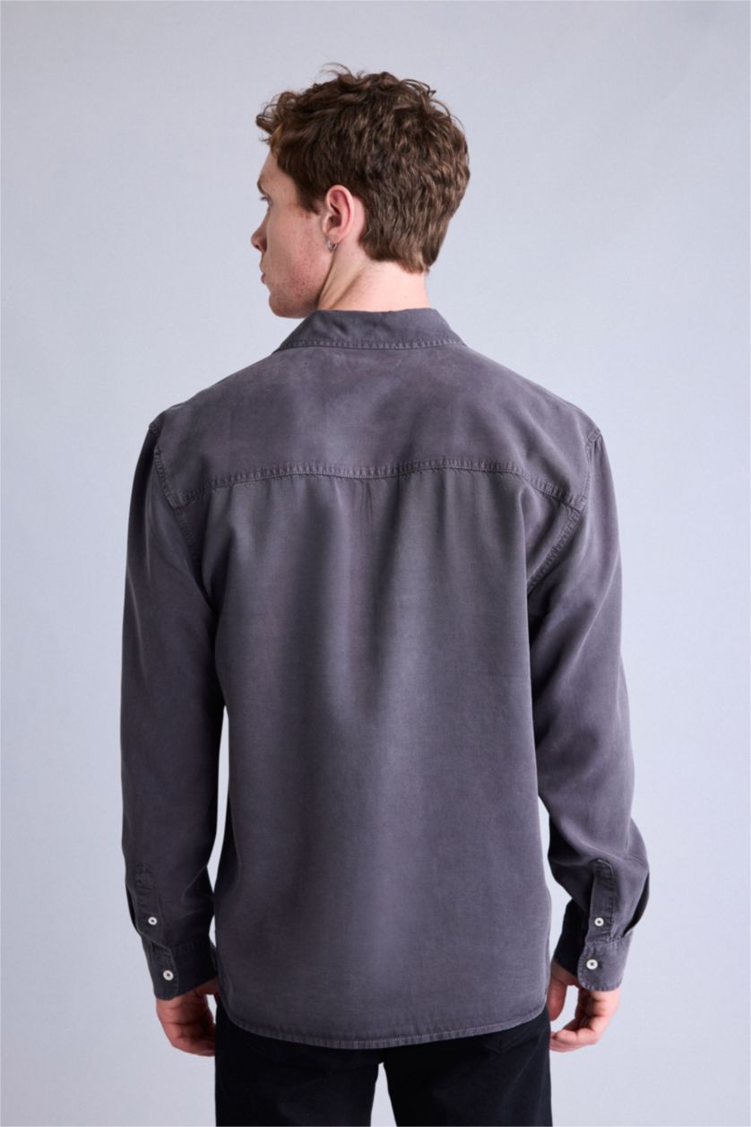 Мужчины Антрацит Рубашка Regular Fit