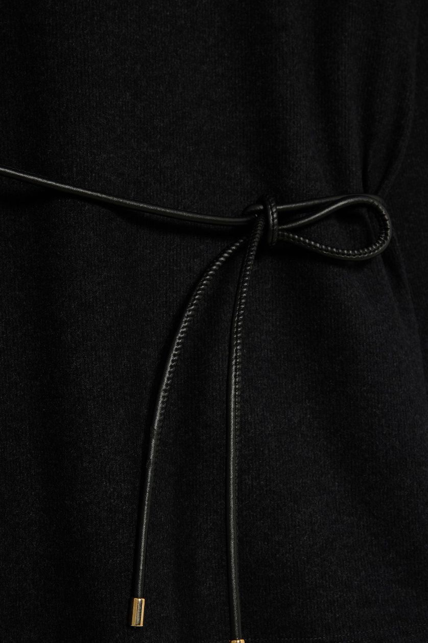 Kadın Antrasit Melanj Regular Fit Tişört