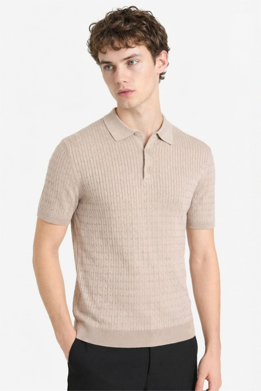 Man Sand تيشيرت بولو نص ردن قصة عادية