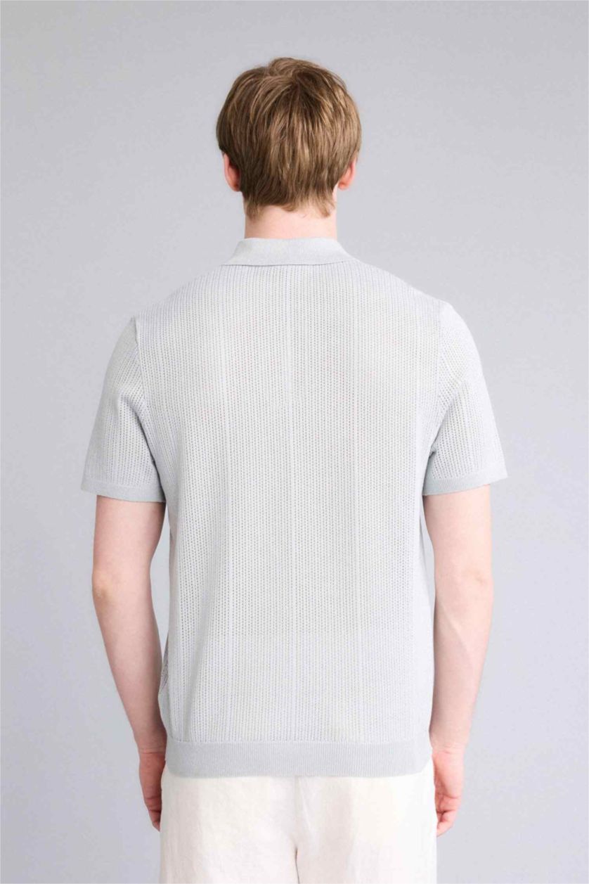 MAN Mint Standard Fit Short Sleeved Polo T-Shirt