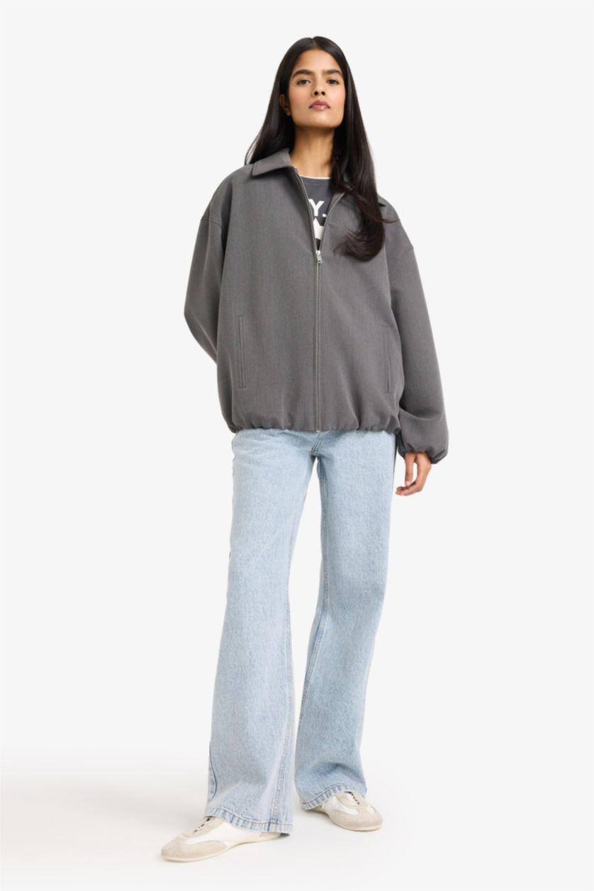 Женщины Антрацит Куртка из тафты