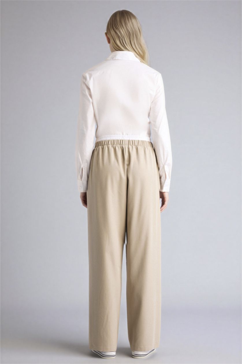 Әйелдерге ашық реңк багги Шалбар