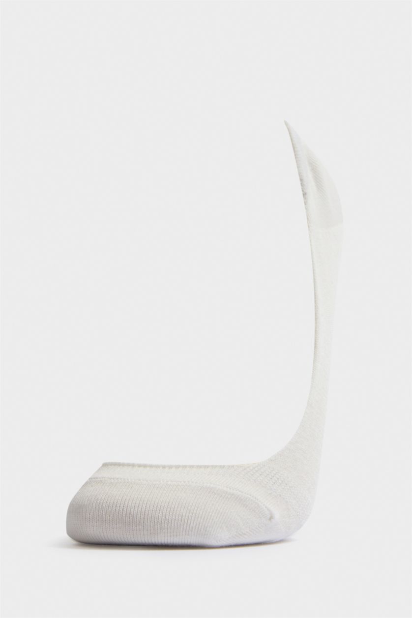 FEMME Blanc Lot de 3 Chaussettes ballerines en coton pour femme