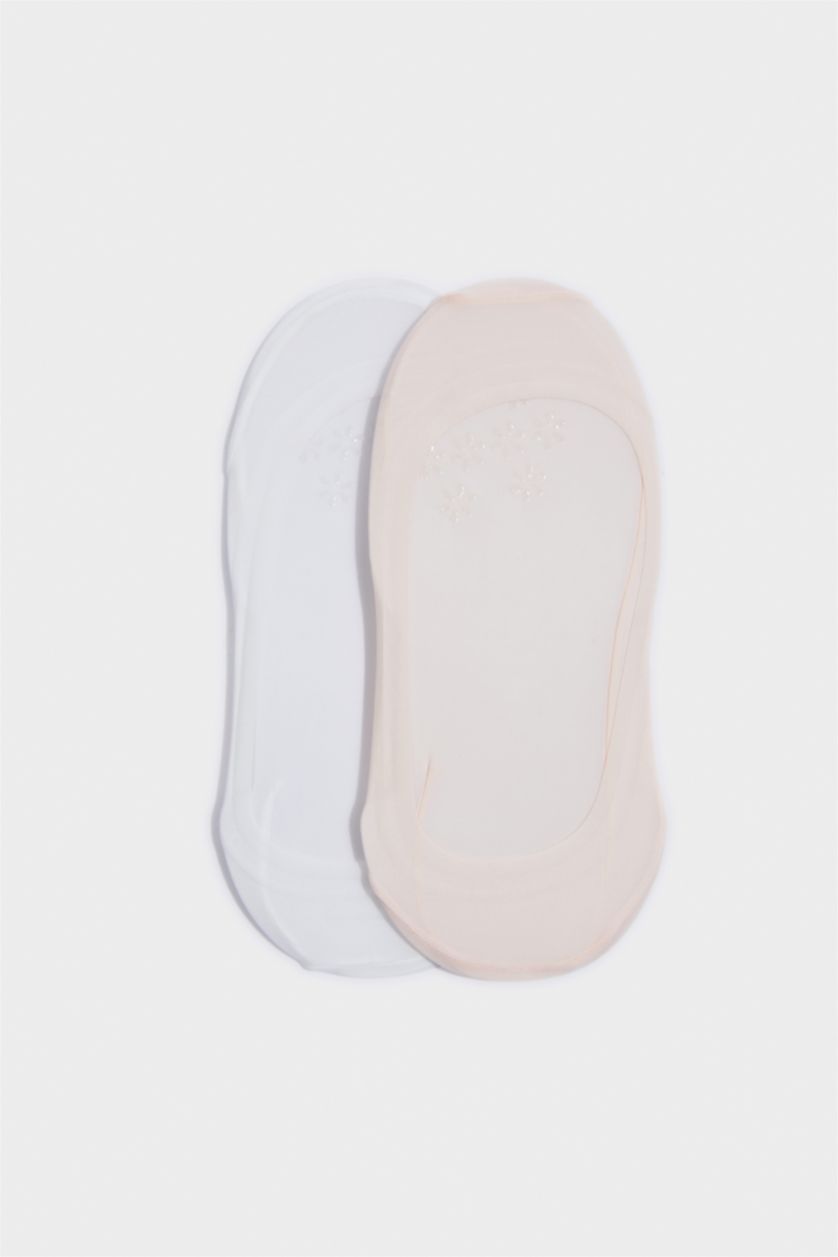 Kadın Beyaz 2'li Babet Çorap