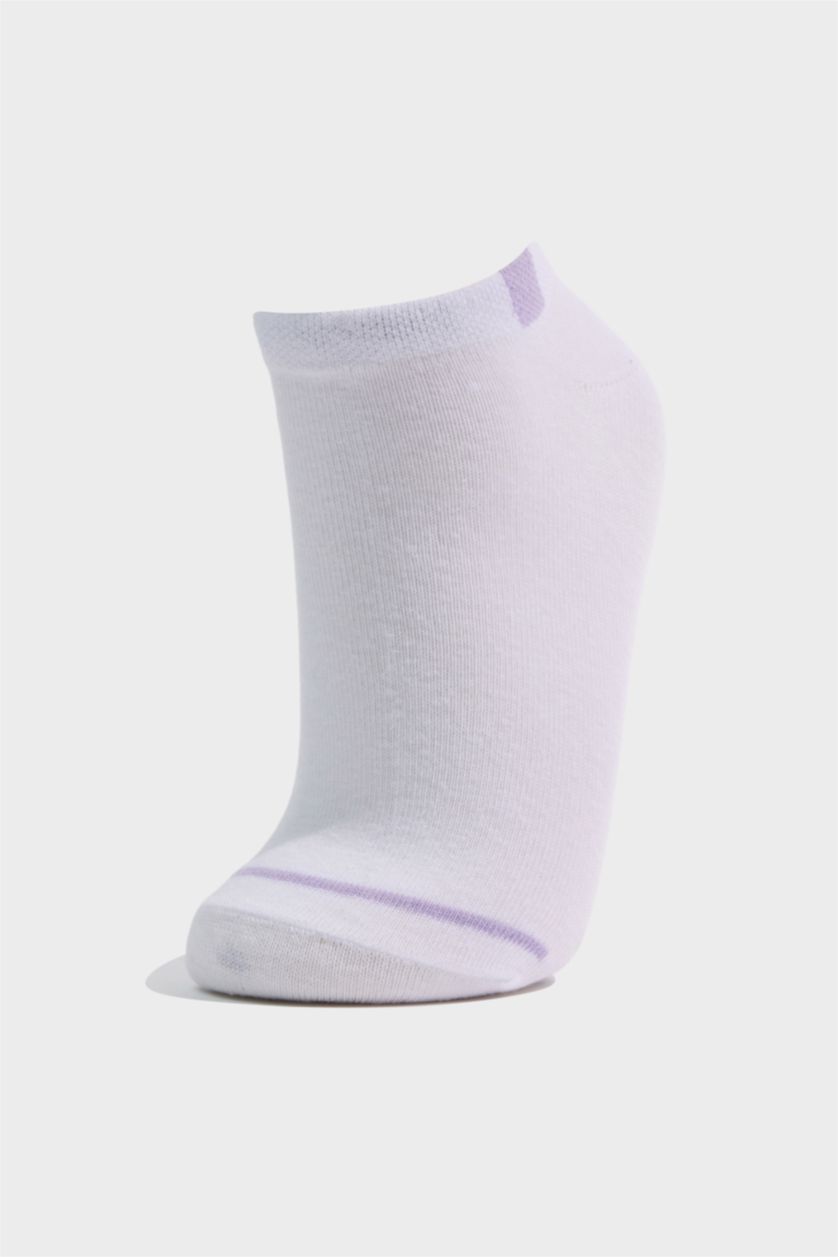 WOMAN White 3 piece Cotton Short Socks