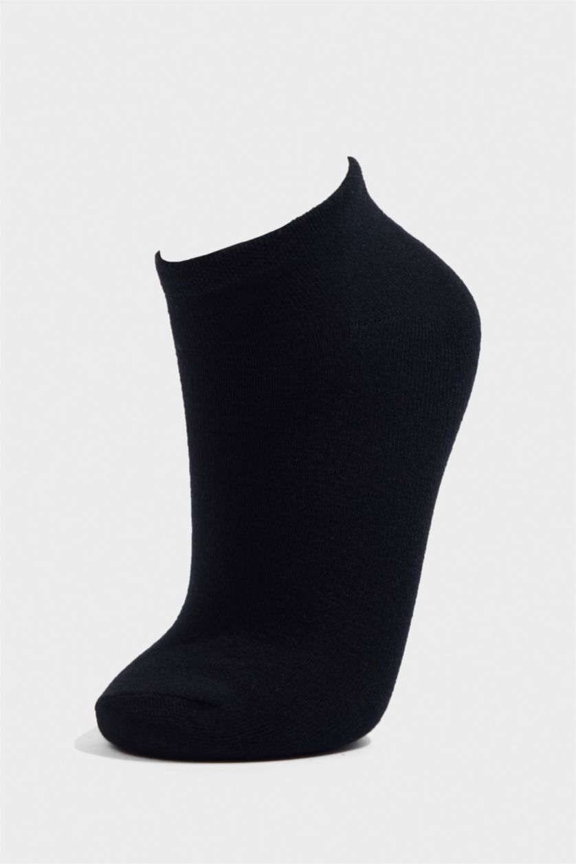 Women Black 3 piece Bamboo Short Socks
